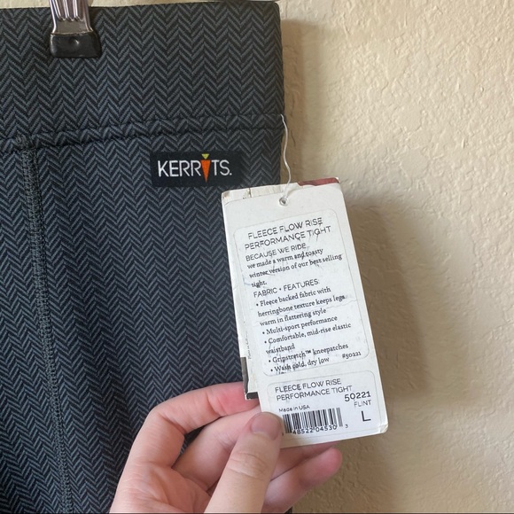 Kerrits Fleece Flow Rise Performance Riding Tights - Picture 3 of 11